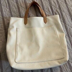 Thirty-One Gifts | Crossbody Tote -  White Basketweave